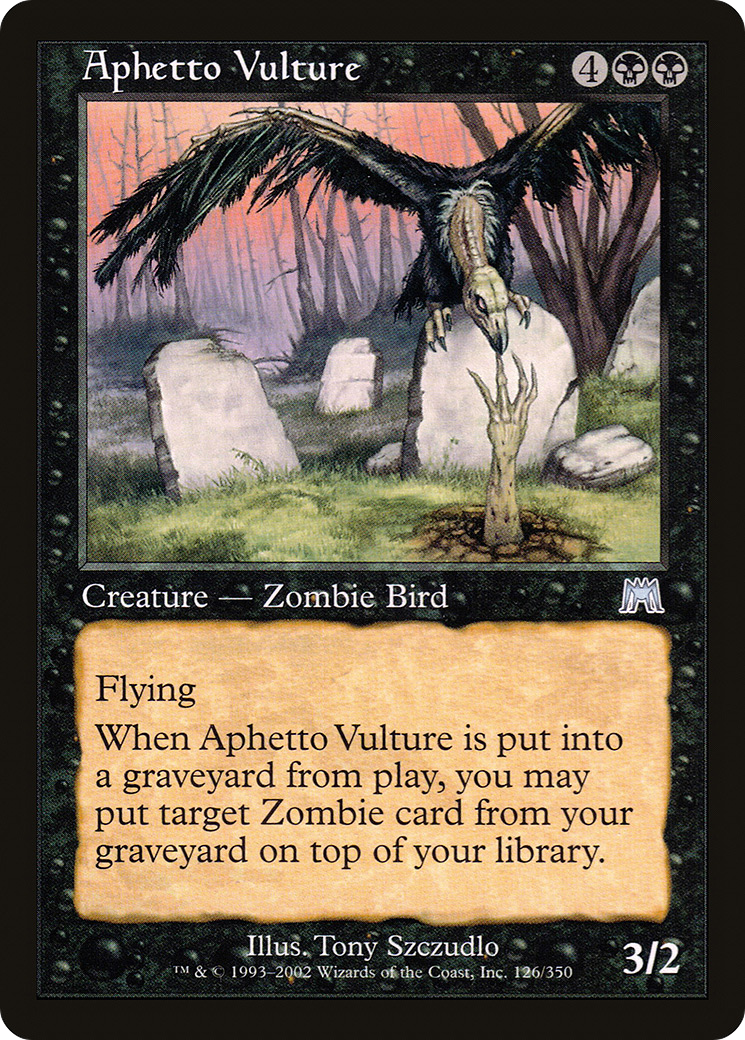 Aphetto Vulture [Onslaught] Foil