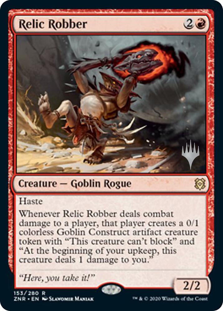 Relic Robber 153 (Promo Pack: Zendikar Rising)  - Foil