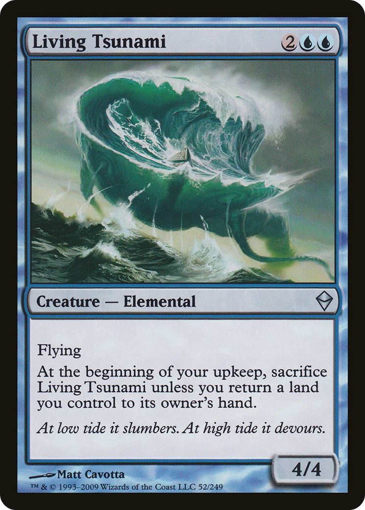 Living Tsunami [Zendikar] Foil