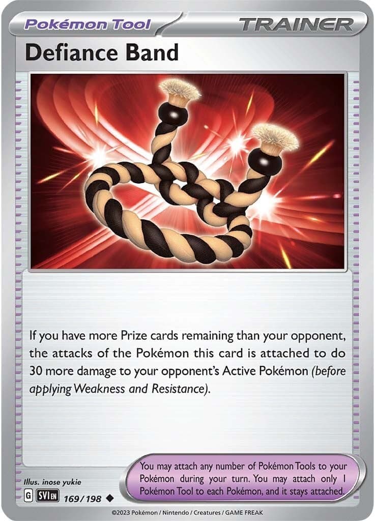 Defiance Band 169- SV01 Scarlet & Violet Base Set Reverse Holofoil