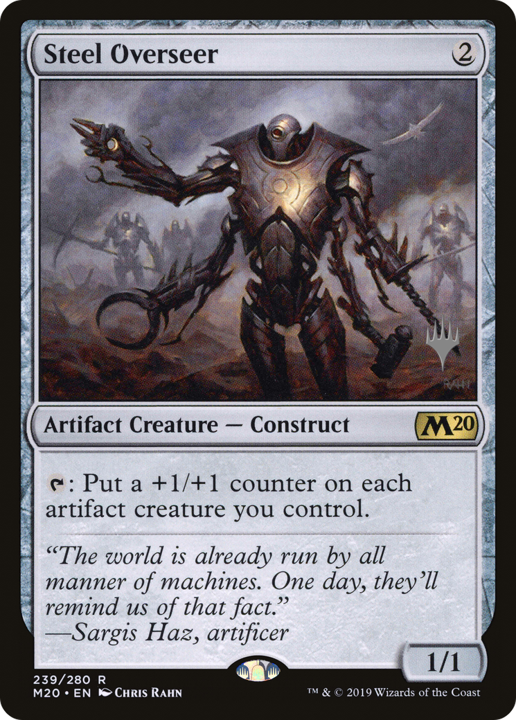 Steel Overseer (Promo Pack) [Core Set 2020 Promos] Foil