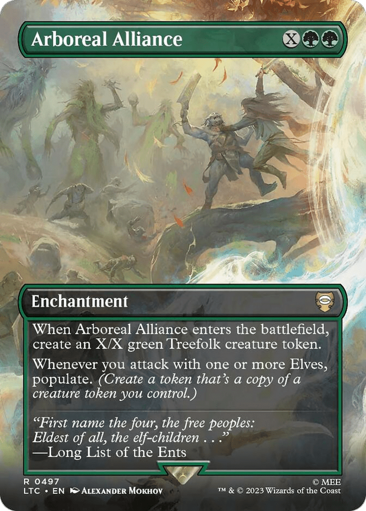 Arboreal Alliance (LTC-497) - Tales of Middle-earth Commander (Borderless) Foil