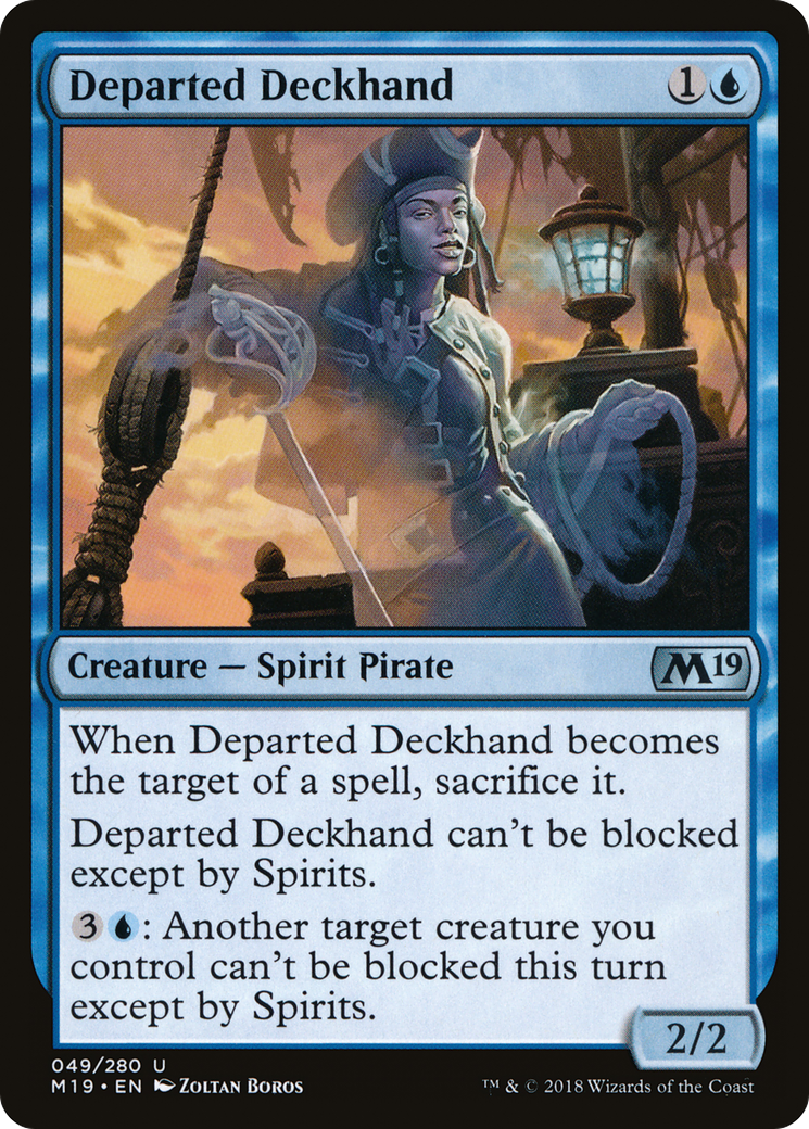 Departed Deckhand [Core Set 2019] Foil