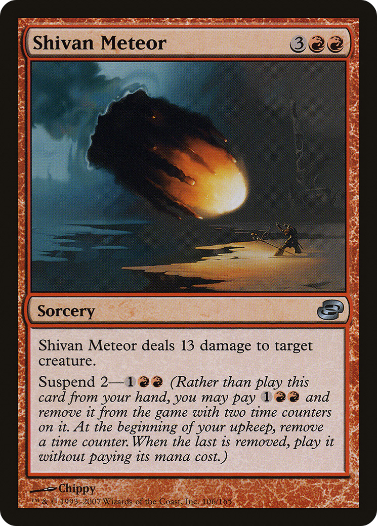 Shivan Meteor [Planar Chaos] Foil