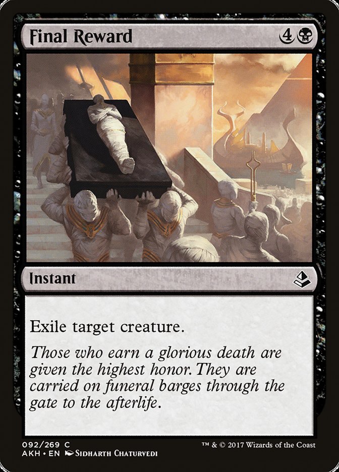Final Reward 92/269 (Amonkhet) 