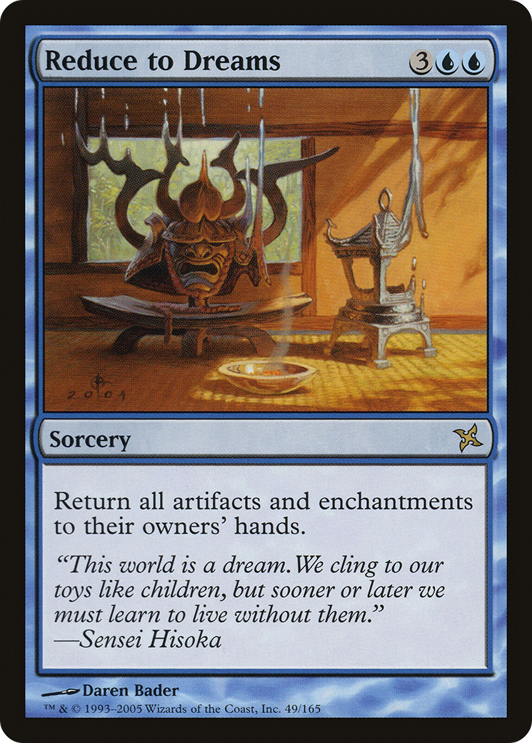 Reduce to Dreams [Betrayers of Kamigawa] Foil