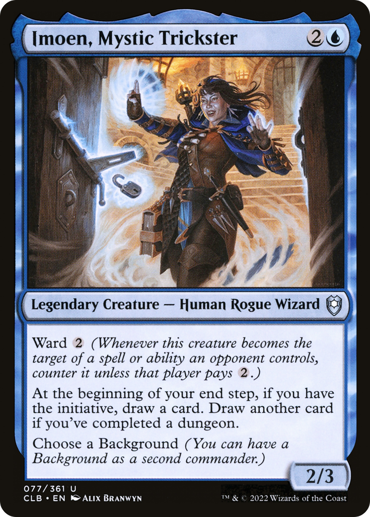 Imoen, Mystic Trickster [Commander Legends: Battle for Baldur's Gate] Foil