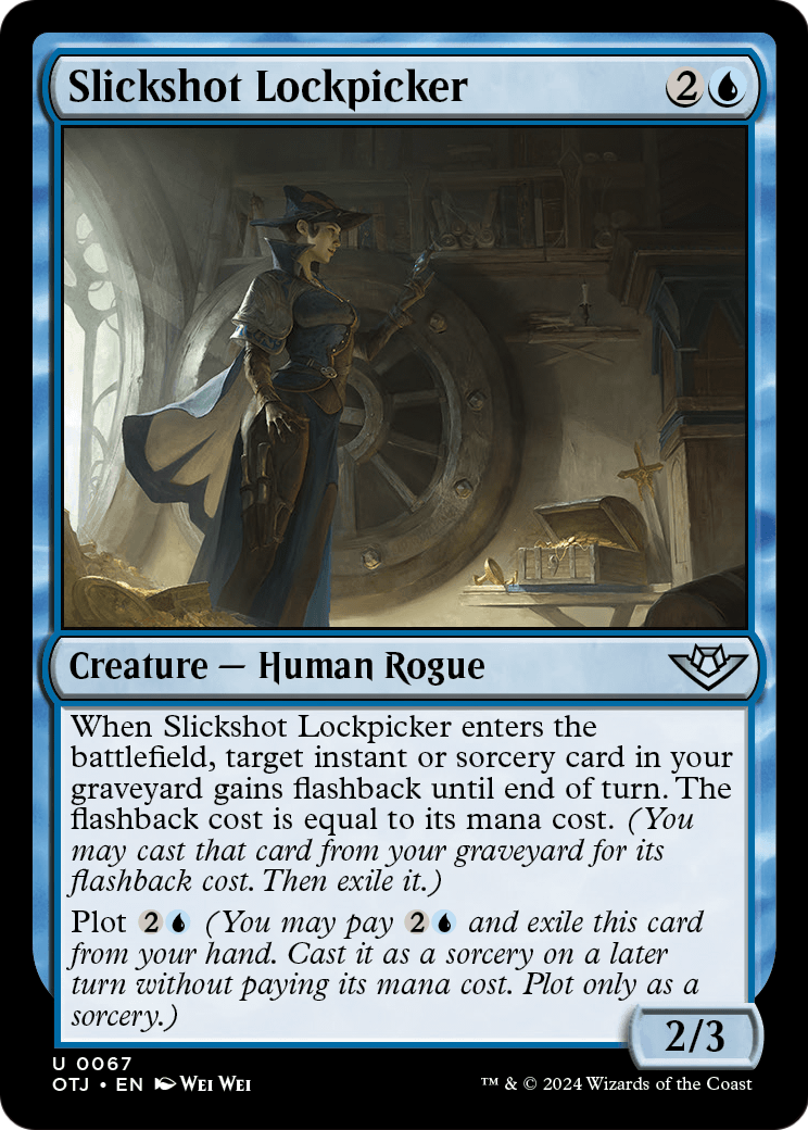 Slickshot Lockpicker [Outlaws of Thunder Junction] Foil