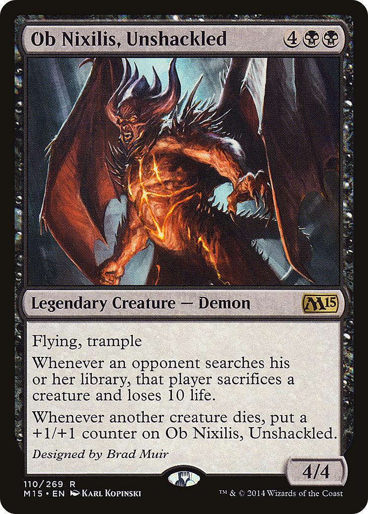 Ob Nixilis, Unshackled [Magic 2015] Foil