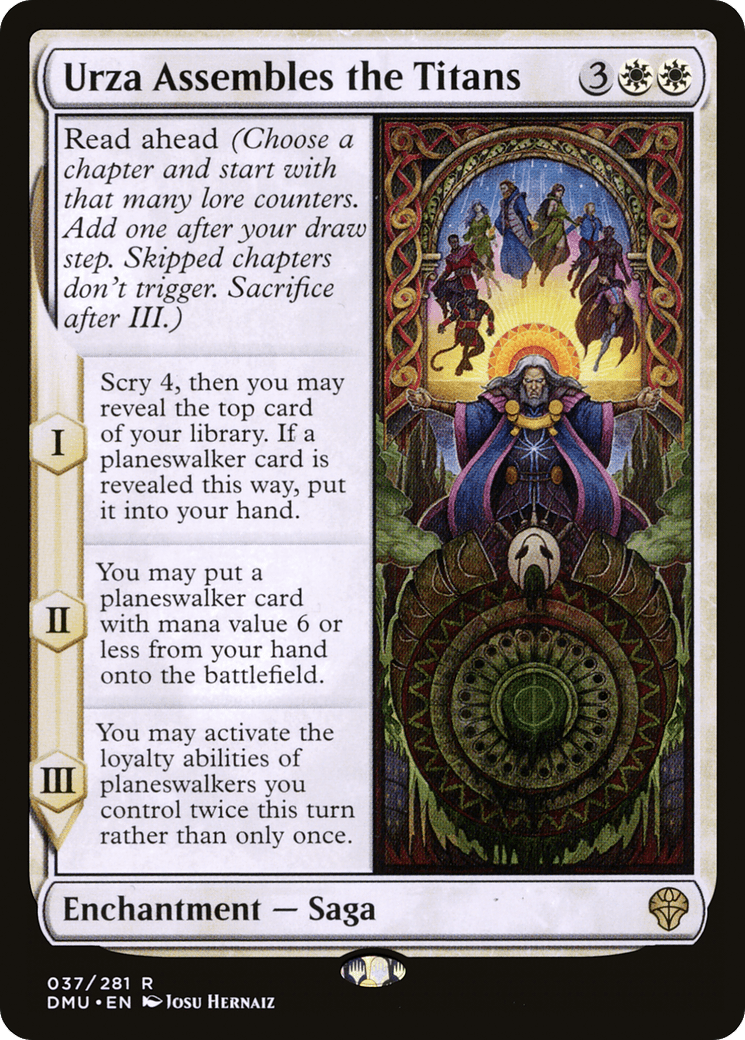 Urza Assembles the Titans [Dominaria United] Foil