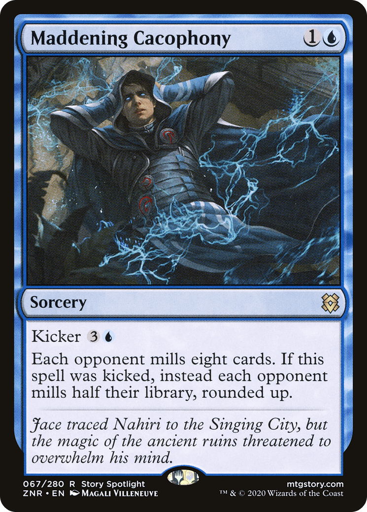 Maddening Cacophony [Zendikar Rising] Foil