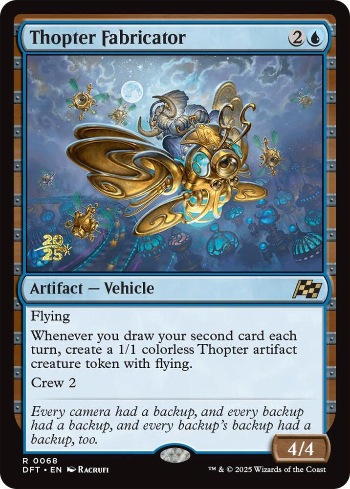 Thopter Fabricator 68s/160 (Prerelease Cards)  - Foil