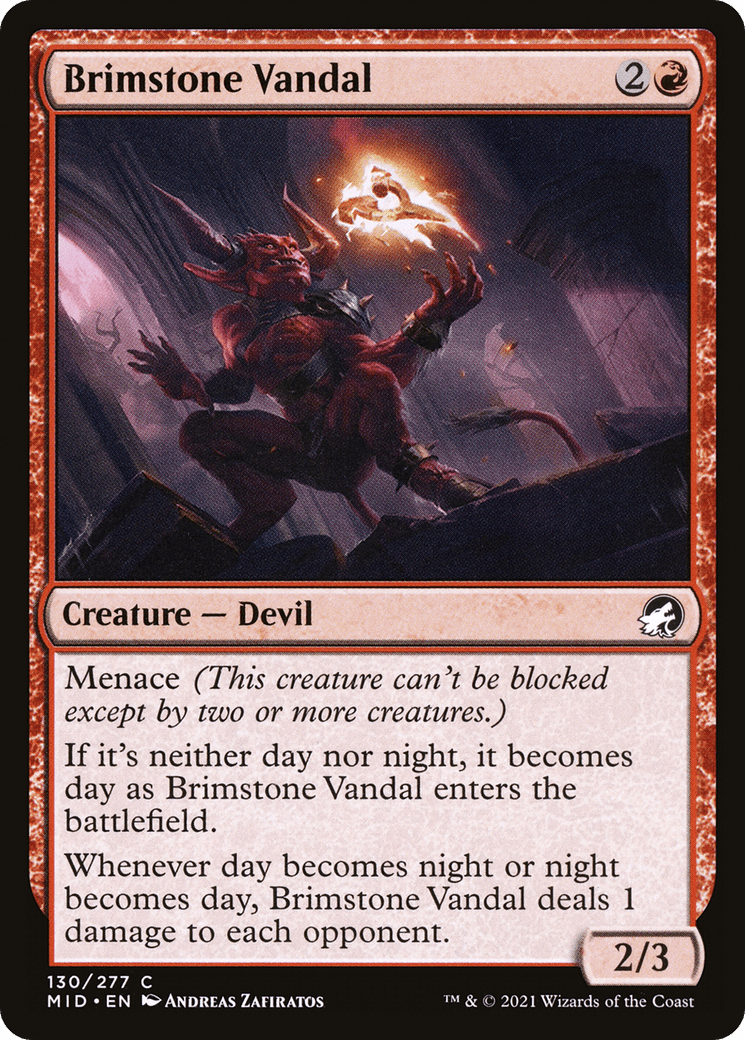 Brimstone Vandal [Innistrad: Midnight Hunt]