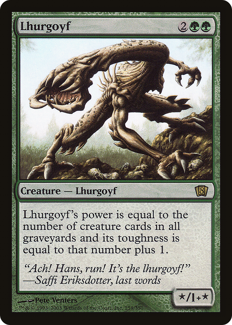 Lhurgoyf [Eighth Edition] Foil