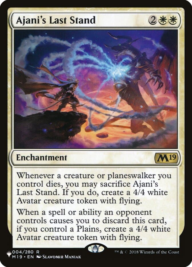 Ajani's Last Stand |  (M19-4) [The List]