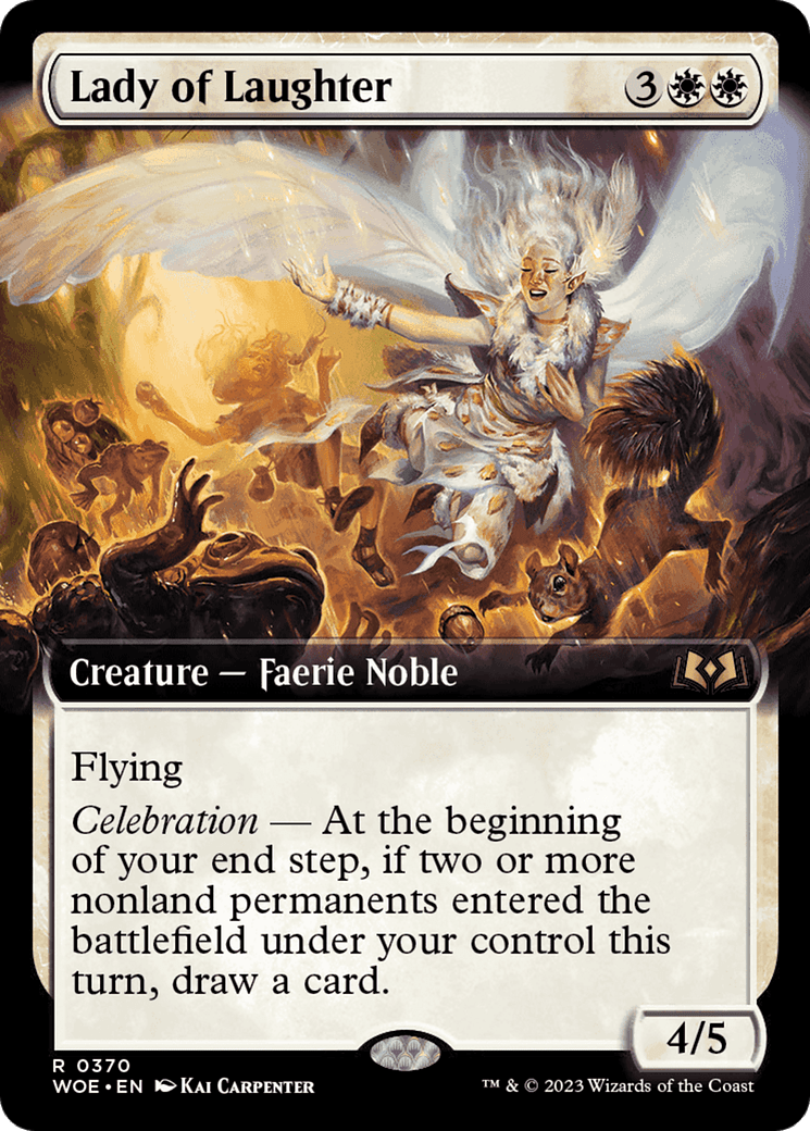 Lady of Laughter (WOE-370) - Wilds of Eldraine: (Extended Art)