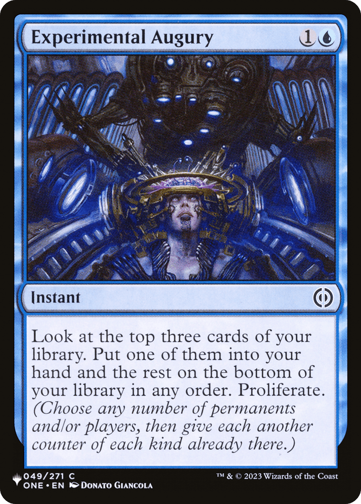 Experimental Augury |  (ONE-49) [The List]