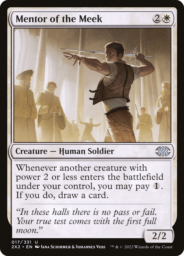 Mentor of the Meek [Double Masters 2022] Foil