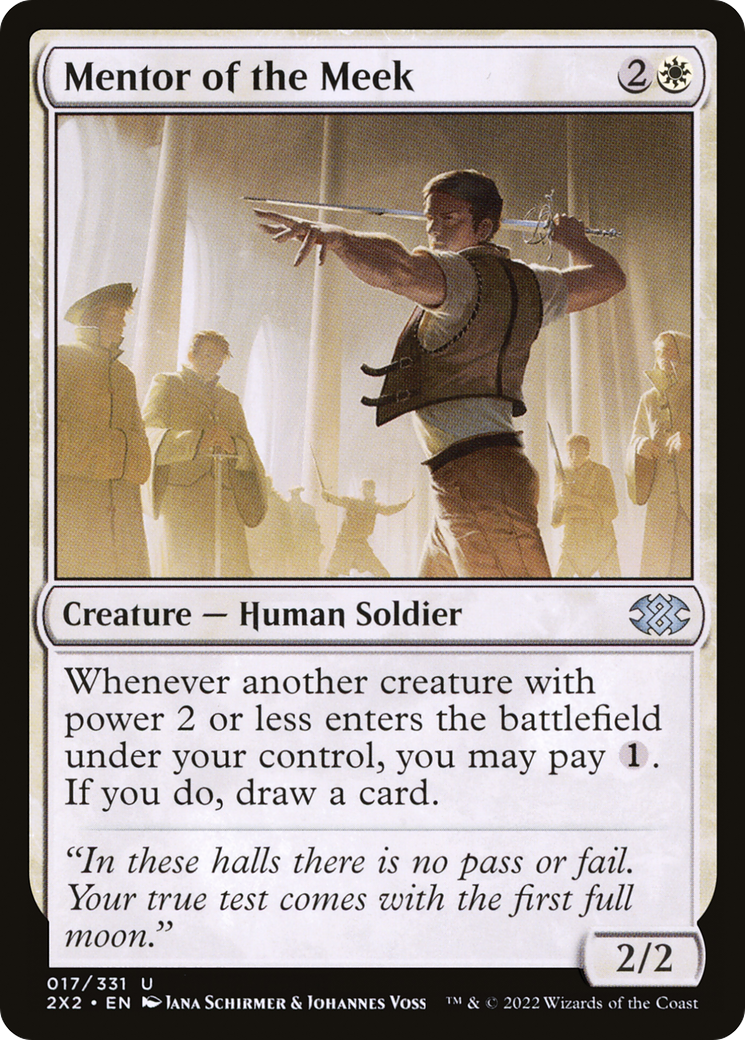 Mentor of the Meek [Double Masters 2022] Foil