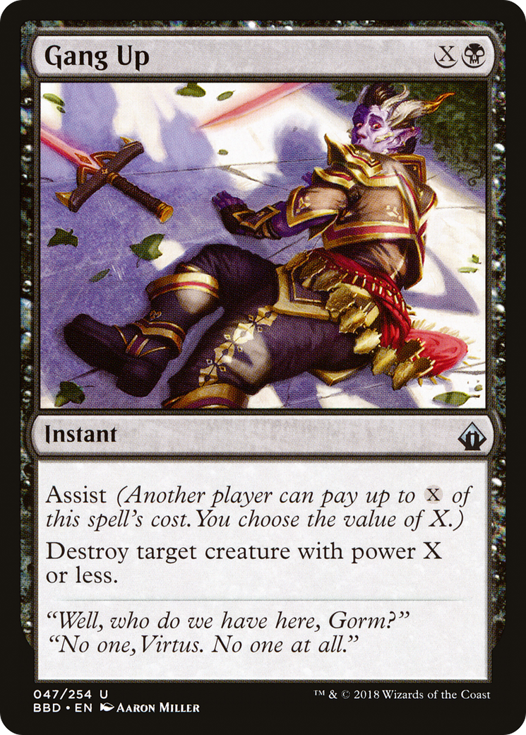 Gang Up [Battlebond] Foil