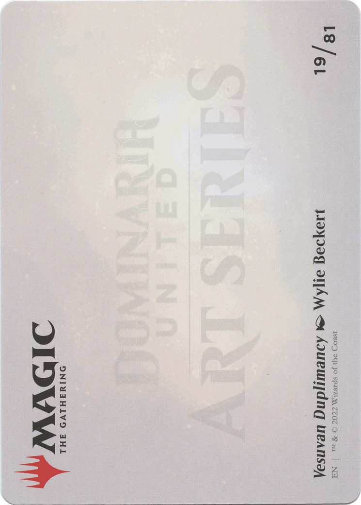 Vesuvan Duplimancy // Vesuvan Duplimancy (ADMU-019) - Dominaria United Art Series (Borderless)