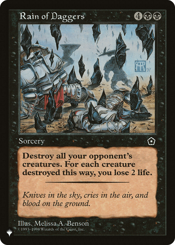 Rain of Daggers |  (P02-85) [The List]