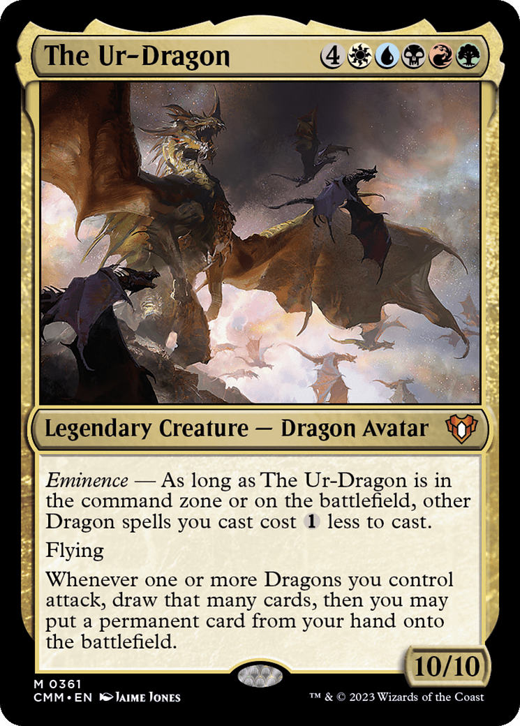 The Ur-Dragon [Commander Masters] Foil