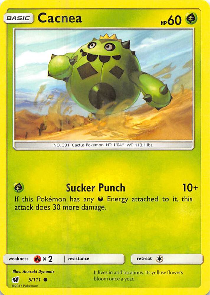 Cacnea 5/111 (SM - Crimson Invasion) 
