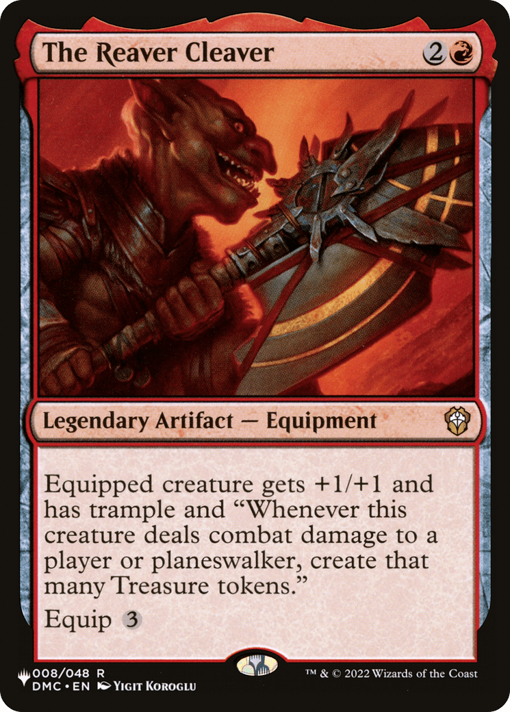 The Reaver Cleaver |  (DMC-8) [The List]