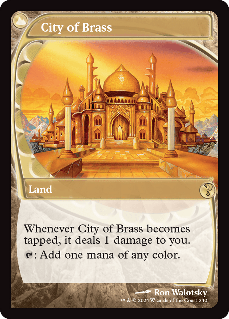 City of Brass (Future Sight) [Mystery Booster 2] Foil