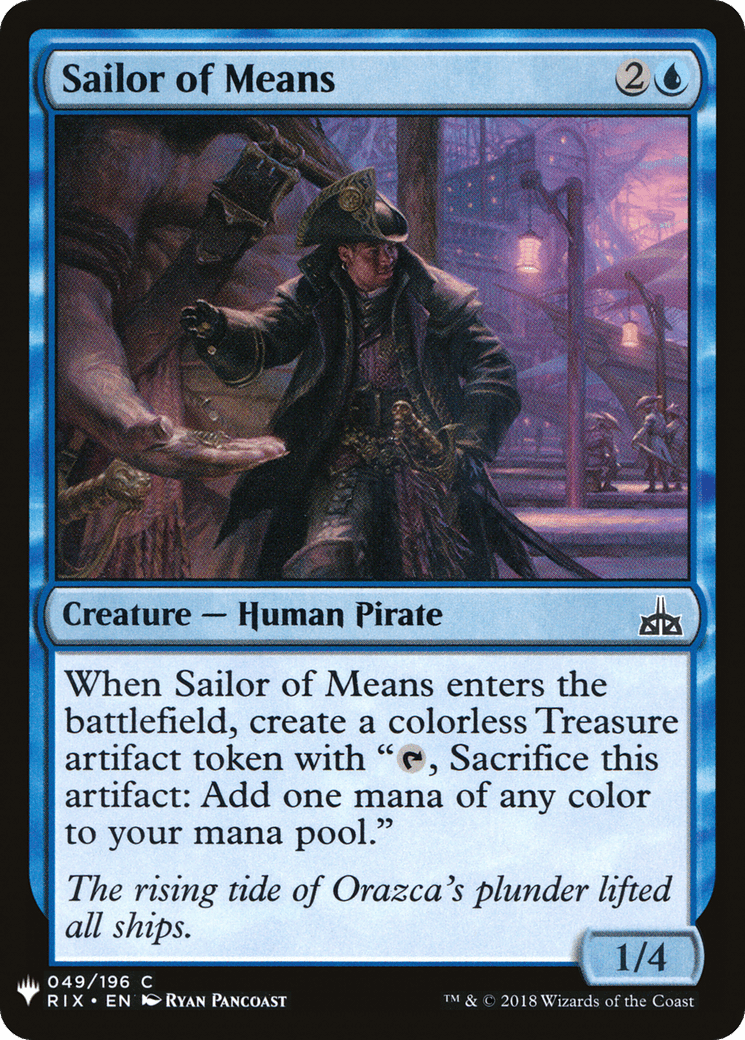 Sailor of Means |  (RIX-49) [The List]