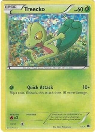 Treecko 1/12 - McDonalds Promos 2015 Holofoil