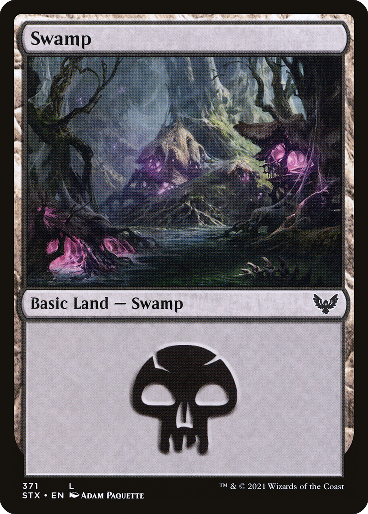 Swamp (371) [Strixhaven: School of Mages] Foil