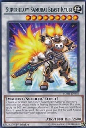 Superheavy Samurai Beast Kyubi [BOSH-EN048] Rare