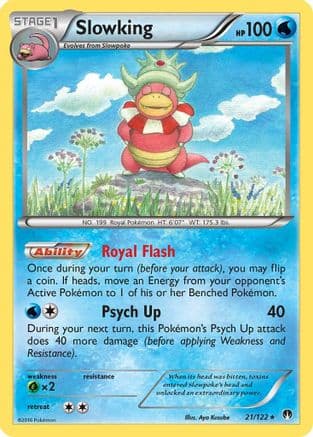 Slowking 021/122 - XY  BREAKpoint Reverse Holofoil