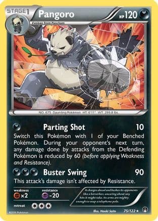 Pangoro 75/122 - XY  BREAKpoint Reverse Holofoil