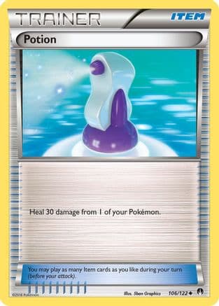 Potion/122  - Reverse Holofoil XY  BREAKpoint - Uncommon