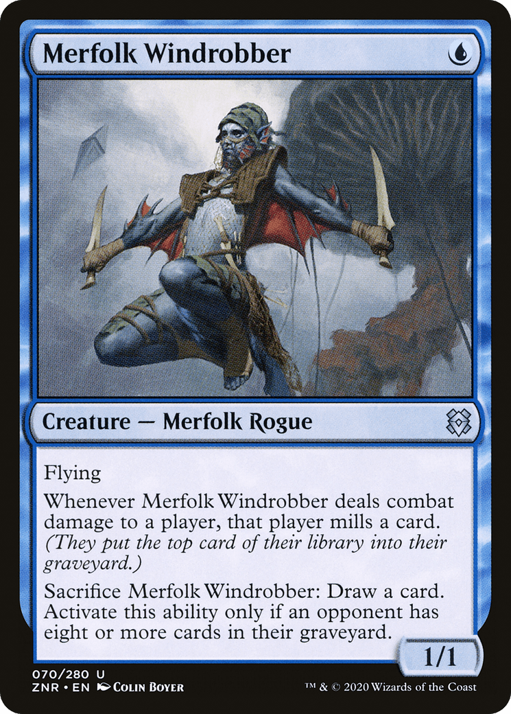 Merfolk Windrobber [Zendikar Rising] Foil