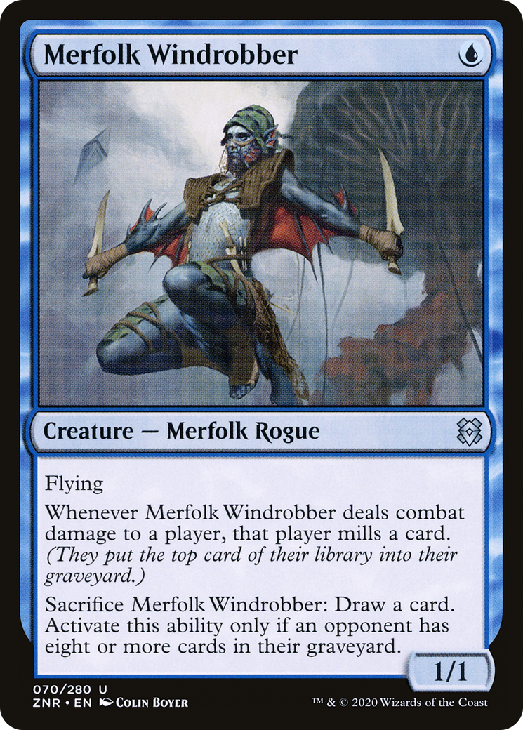 Merfolk Windrobber [Zendikar Rising] Foil