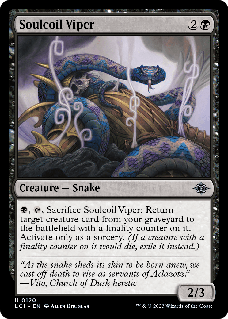 Soulcoil Viper [The Lost Caverns of Ixalan] Foil