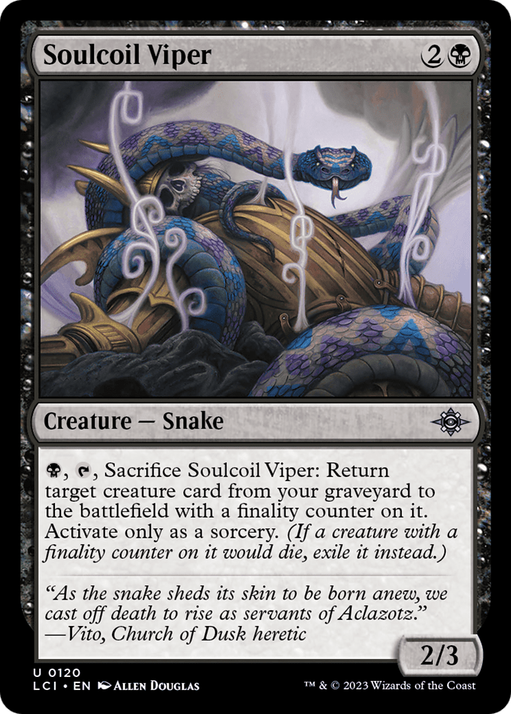 Soulcoil Viper [The Lost Caverns of Ixalan] Foil