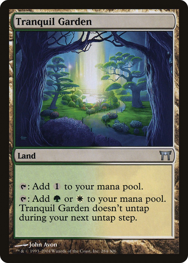 Tranquil Garden [Champions of Kamigawa] Foil