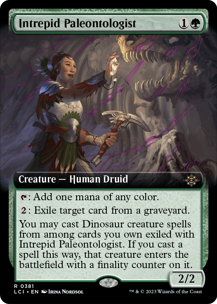 Intrepid Paleontologist (Extended Art) [The Lost Caverns of Ixalan] Foil