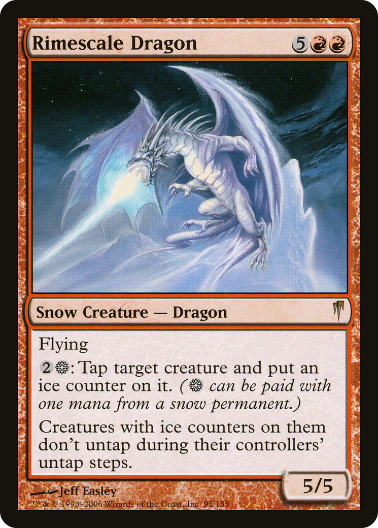 Rimescale Dragon [Coldsnap] Foil