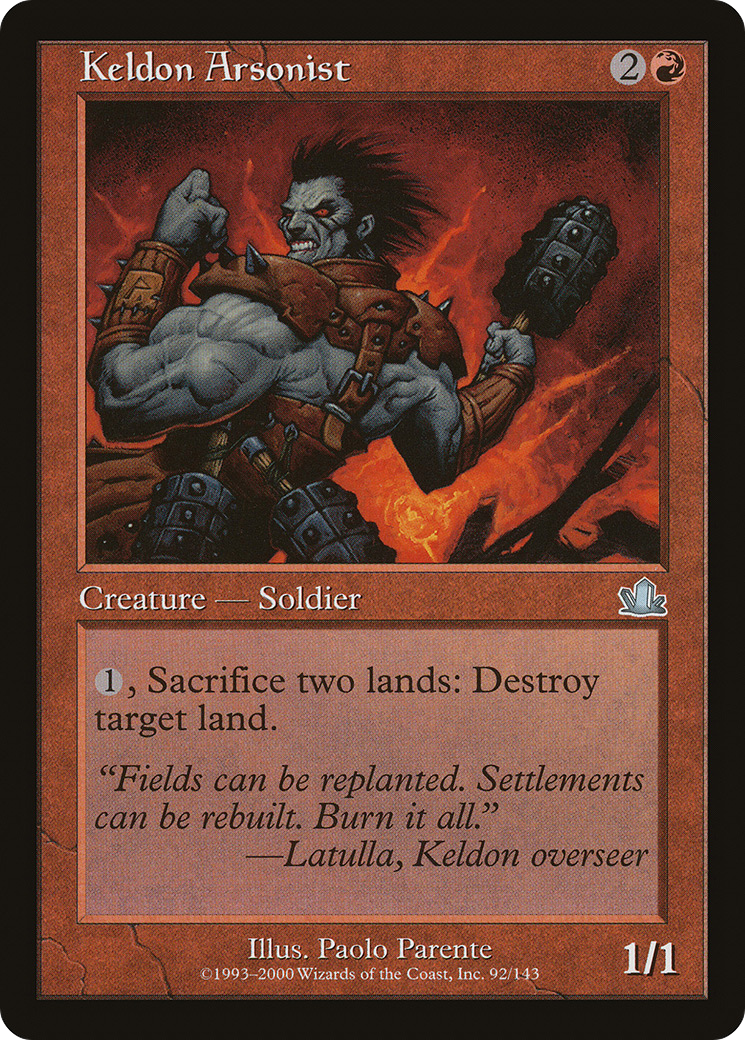 Keldon Arsonist [Prophecy] Foil