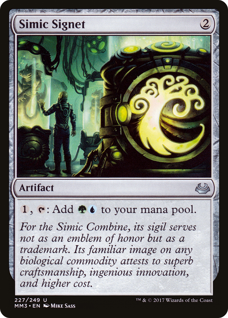 Simic Signet [Modern Masters 2017] Foil