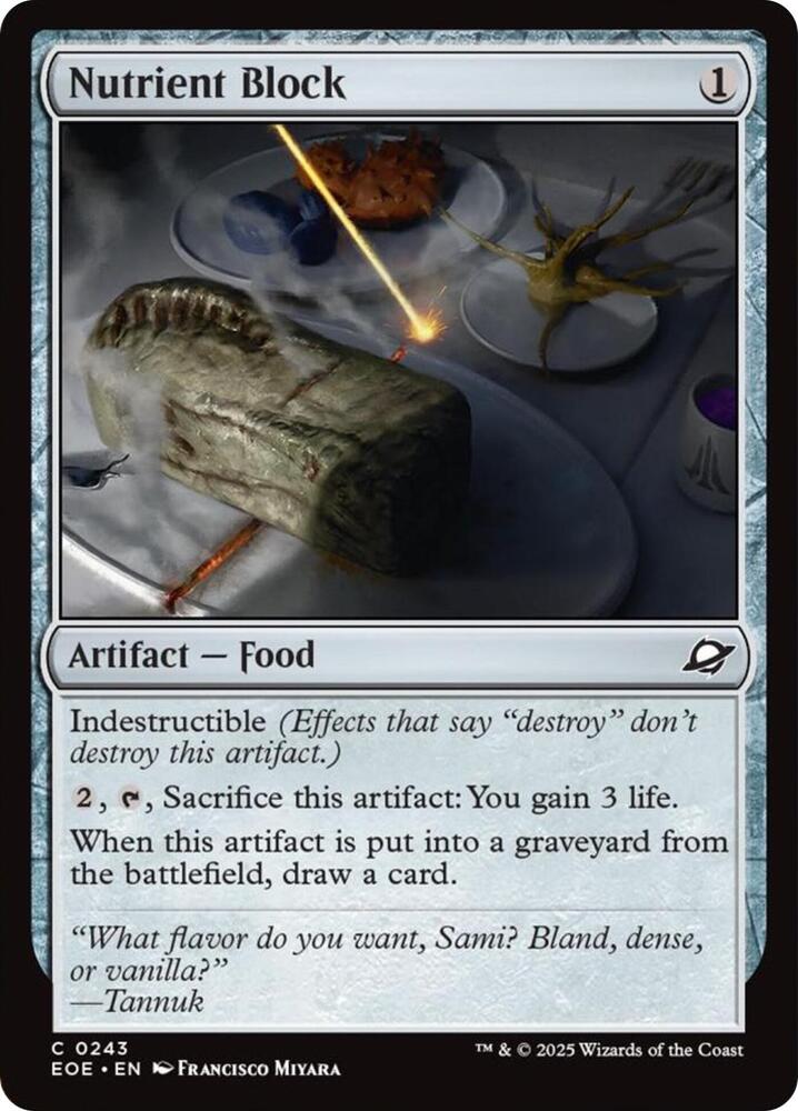 Nutrient Block 243 (Edge of Eternities)  - Foil