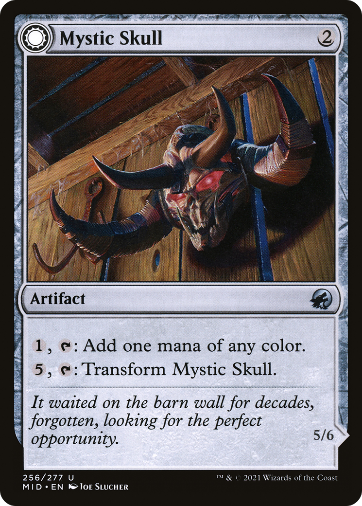 Mystic Skull // Mystic Monstrosity [Innistrad: Midnight Hunt] Foil