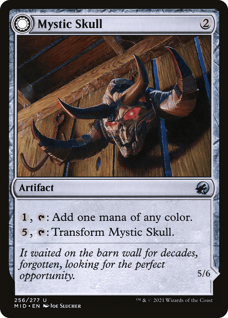 Mystic Skull // Mystic Monstrosity [Innistrad: Midnight Hunt] Foil