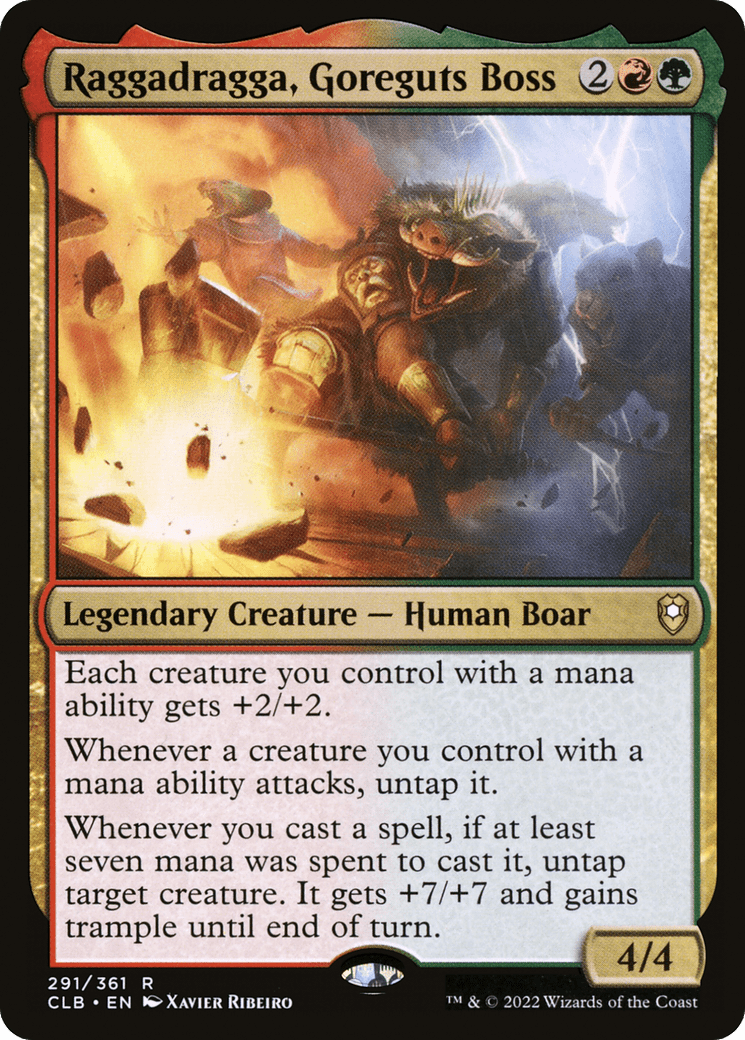 Raggadragga, Goreguts Boss [Commander Legends: Battle for Baldur's Gate] Foil